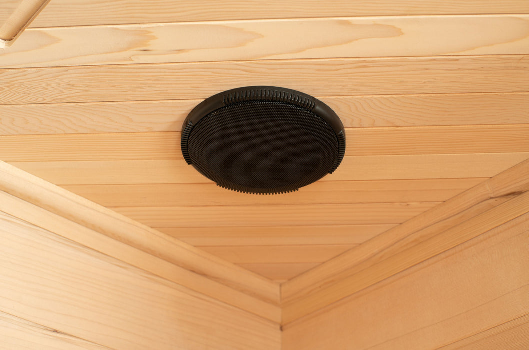 Blisspod | Vienna | Corner Spacious Far Infrared Sauna | Canadian Hemlock Wood | Ultra Low EMF | 12 Heaters | 4-5 Persons